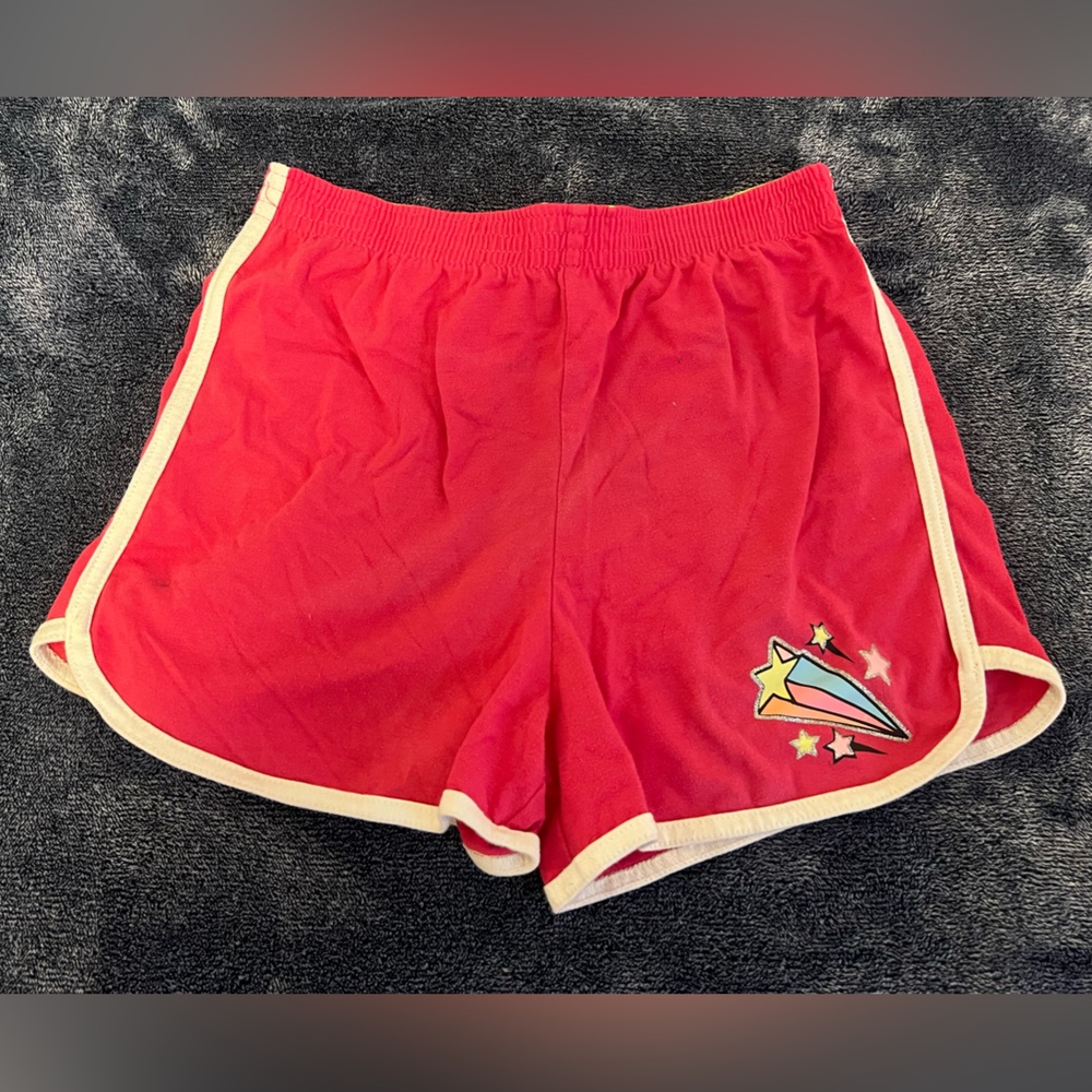 Wonder Nation Pink Athletic Shorts with Bright Trim